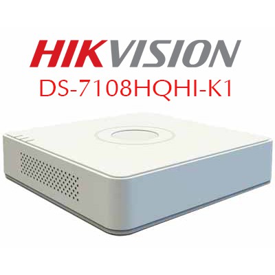 Đầu ghi HDTVI 8 kênh TURBO HD 4.0 Hikvision DS-7108HQHI-K1 - Chuyên dụng camera có màu- có mic thu âm- Hàng chính hãng