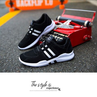 Giày Sport 2 sọc đen