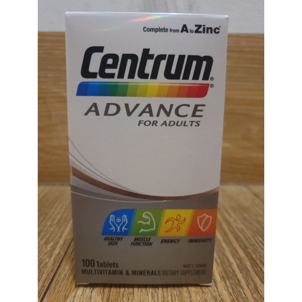 Viên uống Centrum Aldult, cho nam và nữ, Centrum Advance for Aldult Hộp 90 viên