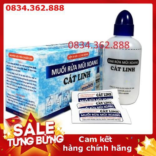 Muối rửa mũi xoang Cát Linh