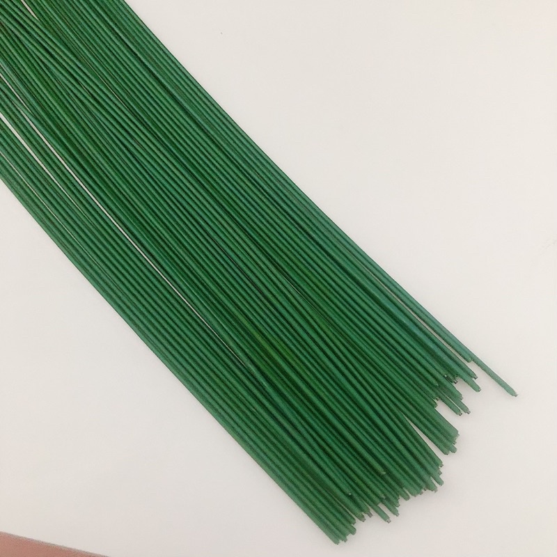 Cành hoa giả 36cm dùng làm cành hoa len handmade
