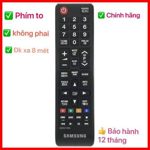 Điều khiển tivi Samsung các dòng Tivi Samsung UA32 UA40 UA43 UA 49 UA50 UA55 QA65 4K Smart QLED