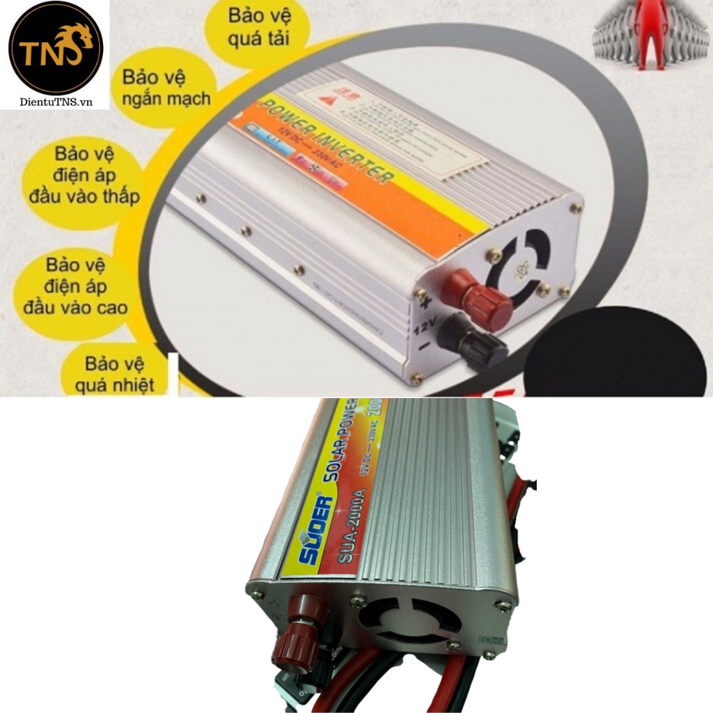 TNS. INVERTER 2000W SUOER SUA-2000A 12V-220V