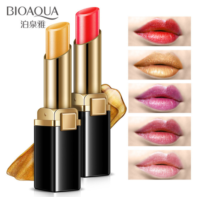 (hàng Mới Về) Son Bóng Bioaqua Màu Vàng Đồng Dành Cho Nữ | BigBuy360 - bigbuy360.vn