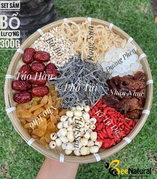 Combo Set Sâm Bổ Lượng 9 Vị - 300g Mẹ Bee Giải Nhiệt Mùa Hè Nóng Nực