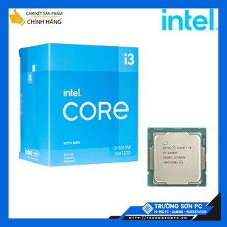 Mua CPU Intel Core i3 10105F (3.7GHz turbo up to 4.4Ghz  4 Cores 8 Threads  6MB Cache  65W) | Full Box Nhập Khẩu