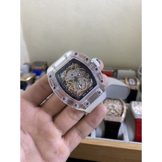 Đồng hồ nam rm tourbilon xuyên thấu 42mm, máy cơ automatic thụy sĩsẵn hàng