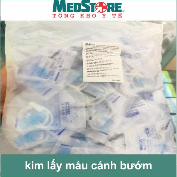 Kim bướm lấy máu chân không, loại cánh bướm (100 chiếc/túi) Medisafe