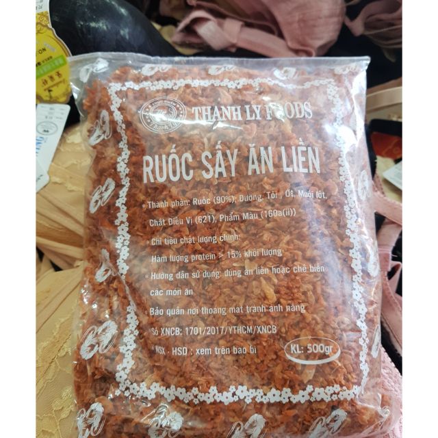 500g Ruốc sấy tây ninh làm bánh tráng trộn