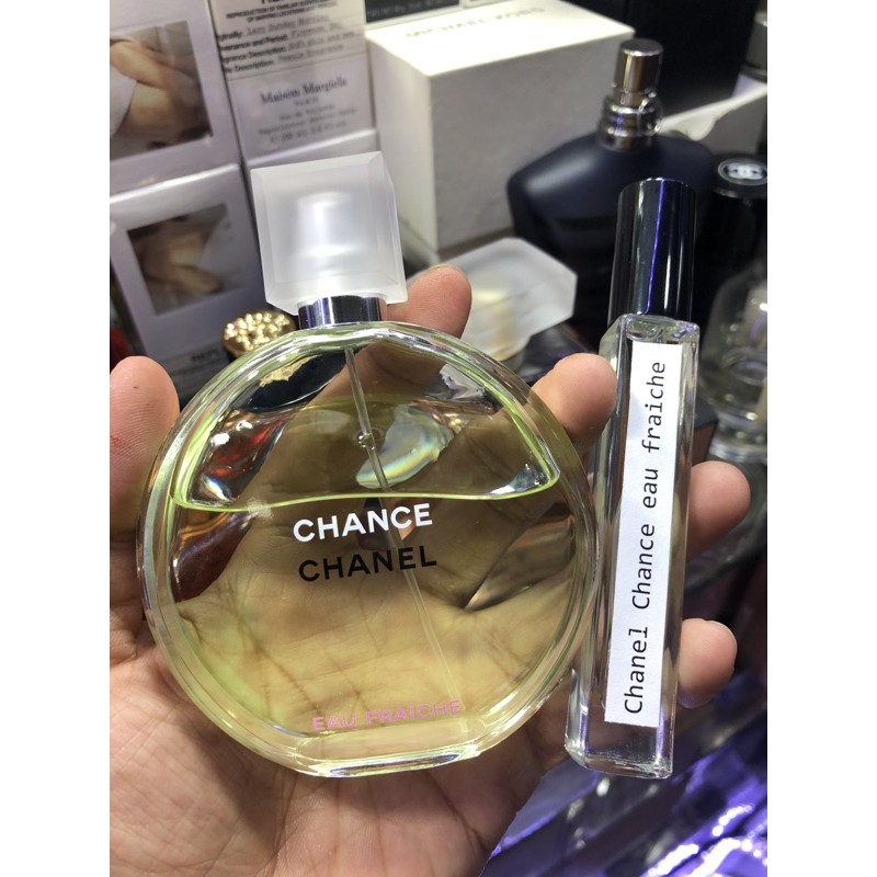 chanel chance eau fraiche(chance xanh)chiết 10ml