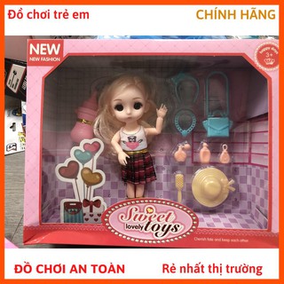 Đô chơi búp bê nga trọn bộ cho bé, búp bê bé gái xinh xắn trọn bộ