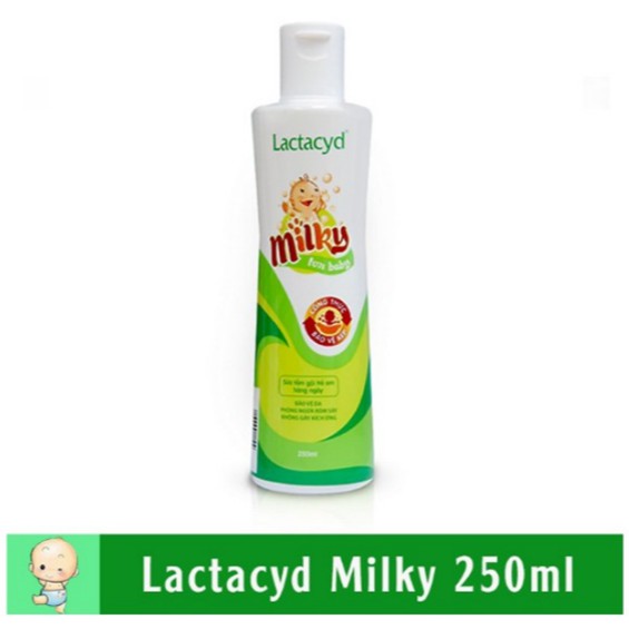 Sữa tắm gội giảm Rôm sẩy và hăm kẽ Lactacyd Baby 250ml