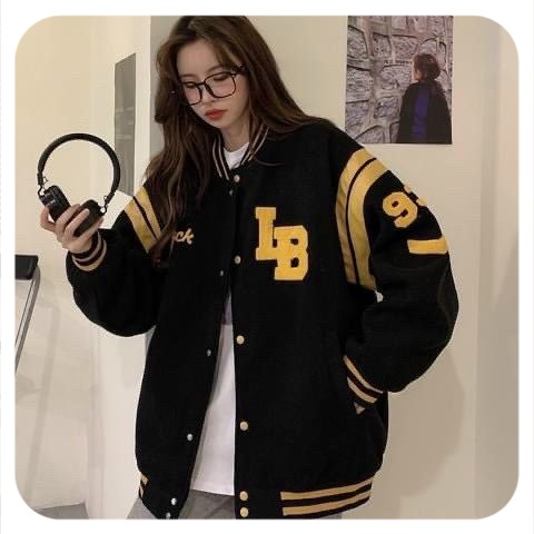 Áo khoác bomber, áo khoác nỉ nam nữ unisex dáng rộng phong cách ulzzang hàng loại 1 iG | BigBuy360 - bigbuy360.vn