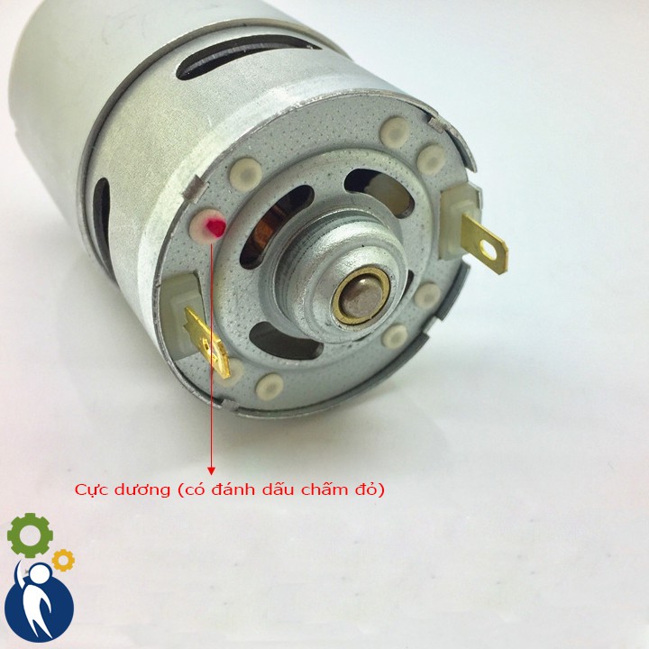 Motor 775 DC12-24V Tốc Độ 7750rpm Trục D Dài 5mm