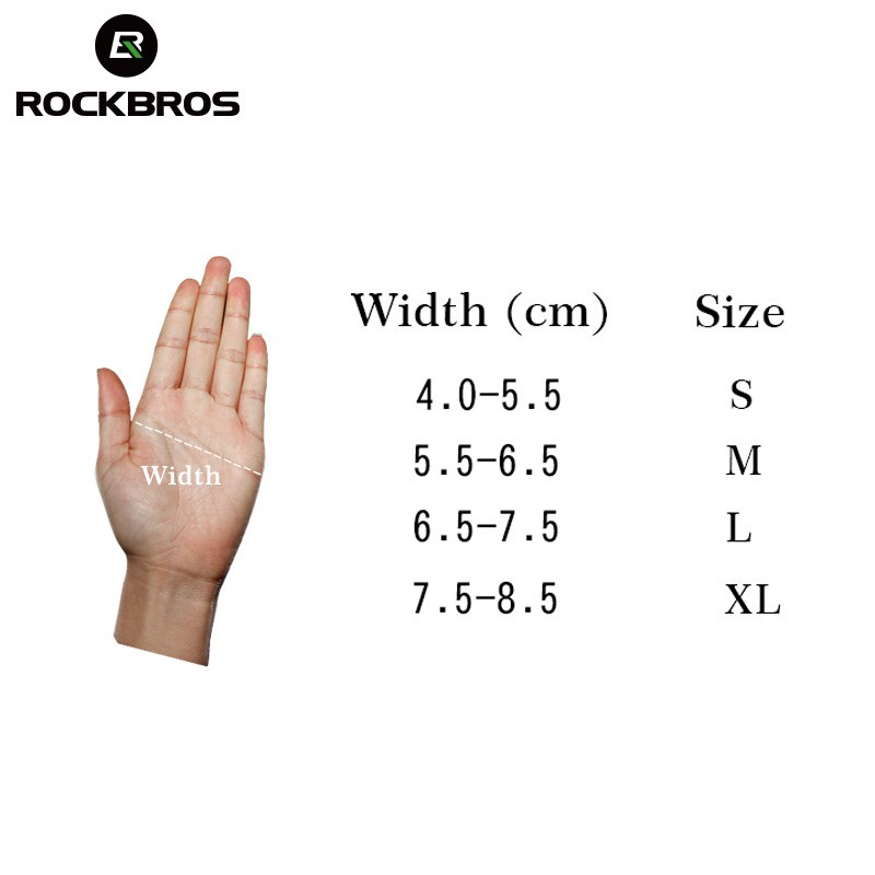 Găng tay ROCKBROS hở nửa ngón dành cho bé đi xe đạp