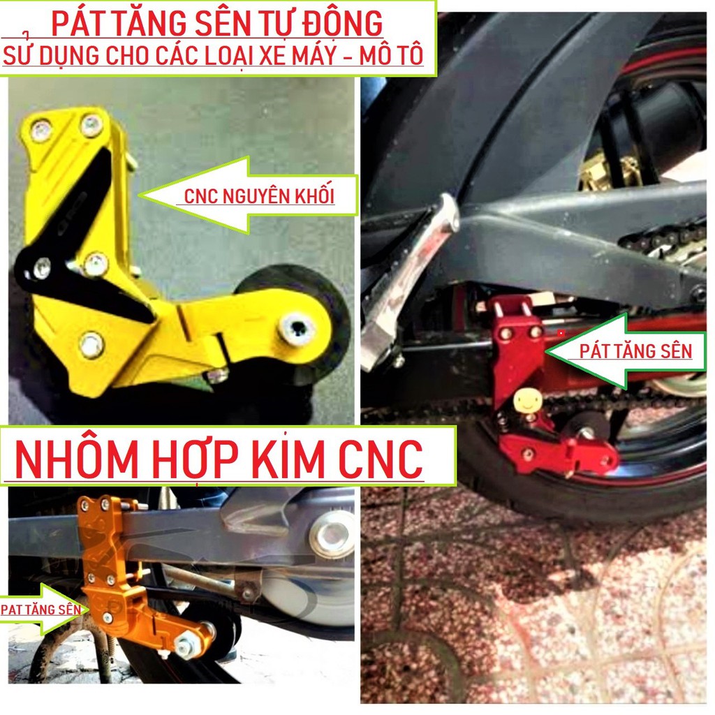 💥 BỘ PÁT TĂNG SÊN TỰ ĐỘNG CNC CAO CẤP 💥 ĐỒ CHƠI XE MÁY💥 - PÁT SÊN