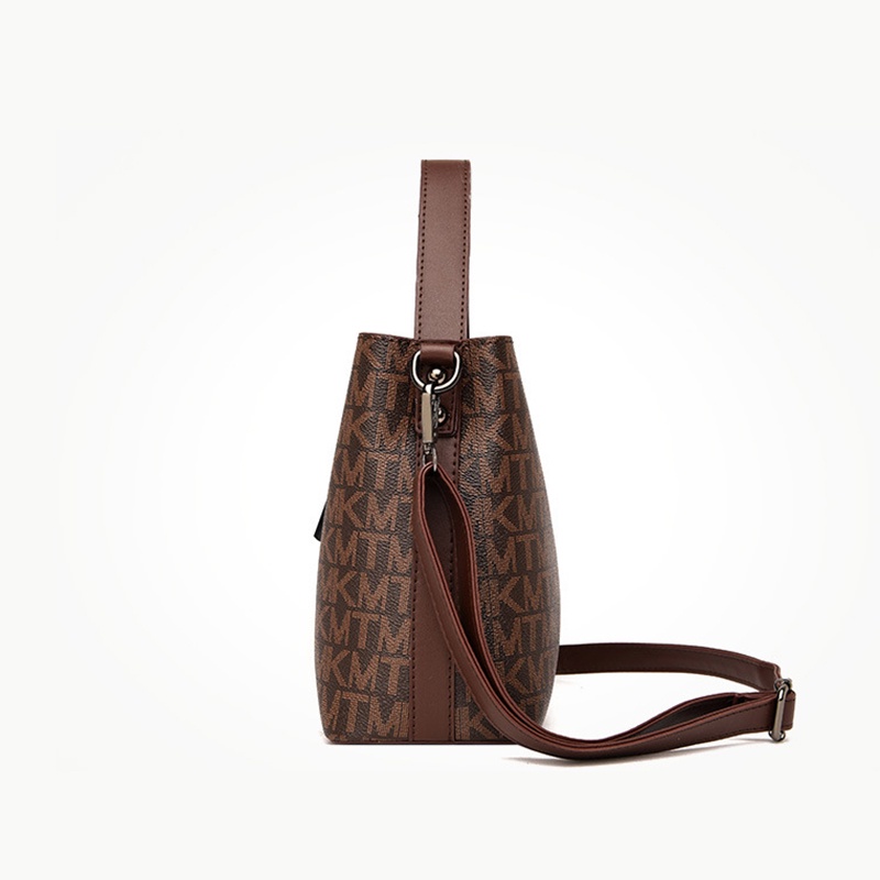 Túi đeo chéo IELGY in chữ phong cách vintage thời trang dành cho nữ