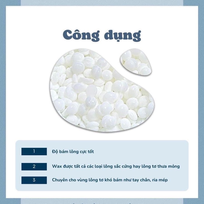 Combo 100gr sáp wax lông, chén silicone tặng kèm que gỗ