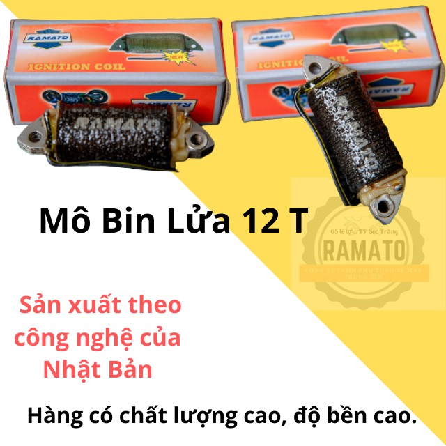 Mô Bin Lửa 12 Tép Ramato Cho Xe Máy Xe Mô Tô