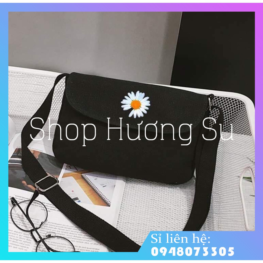 Túi xách Nữ Họa Tiết Hoa Cúc Quảng Châu (Ảnh Thật Shop Tự Chụp)-HươngSu (349-TuiHoaCuc)