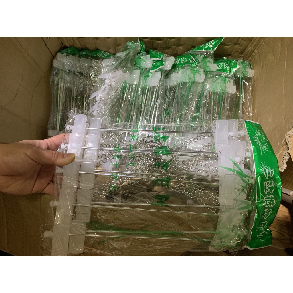 XÍCH BỘ INOX  - MÓC TREO QUẦN ÁO CHO SHOP - ĐỒ DÙNG TIỆN ÍCH GIA ĐÌNH