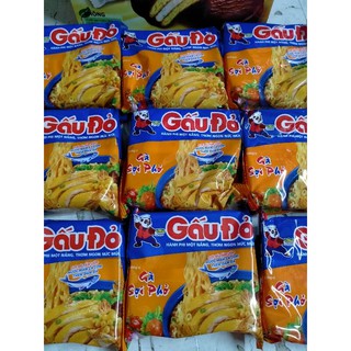 10 gói mì gấu đỏ gà sợi phở,tôm chua cay