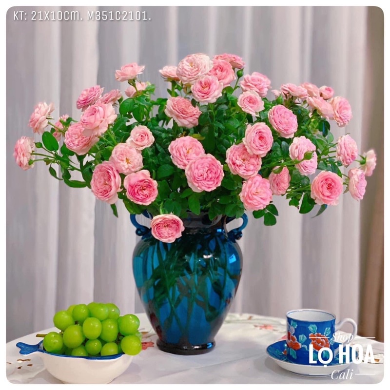 Bình hoa thuỷ tinh phong cách Bắc Âu