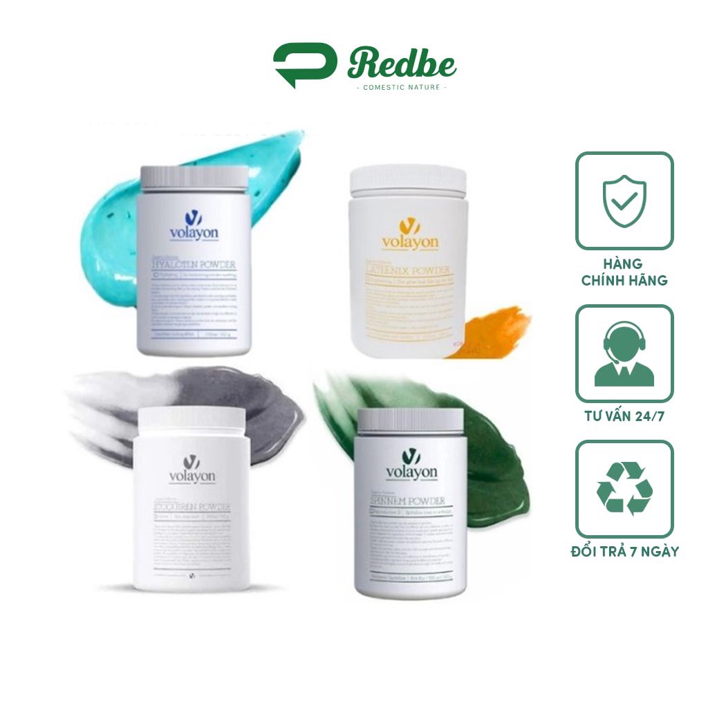 MẶT NẠ HÀN QUỐC TẢO XOẮN DẠNG BỘT VOLAYON 500G