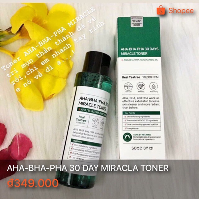 AHA-BHA-PHA 30 DAYS MIRACLE TONER