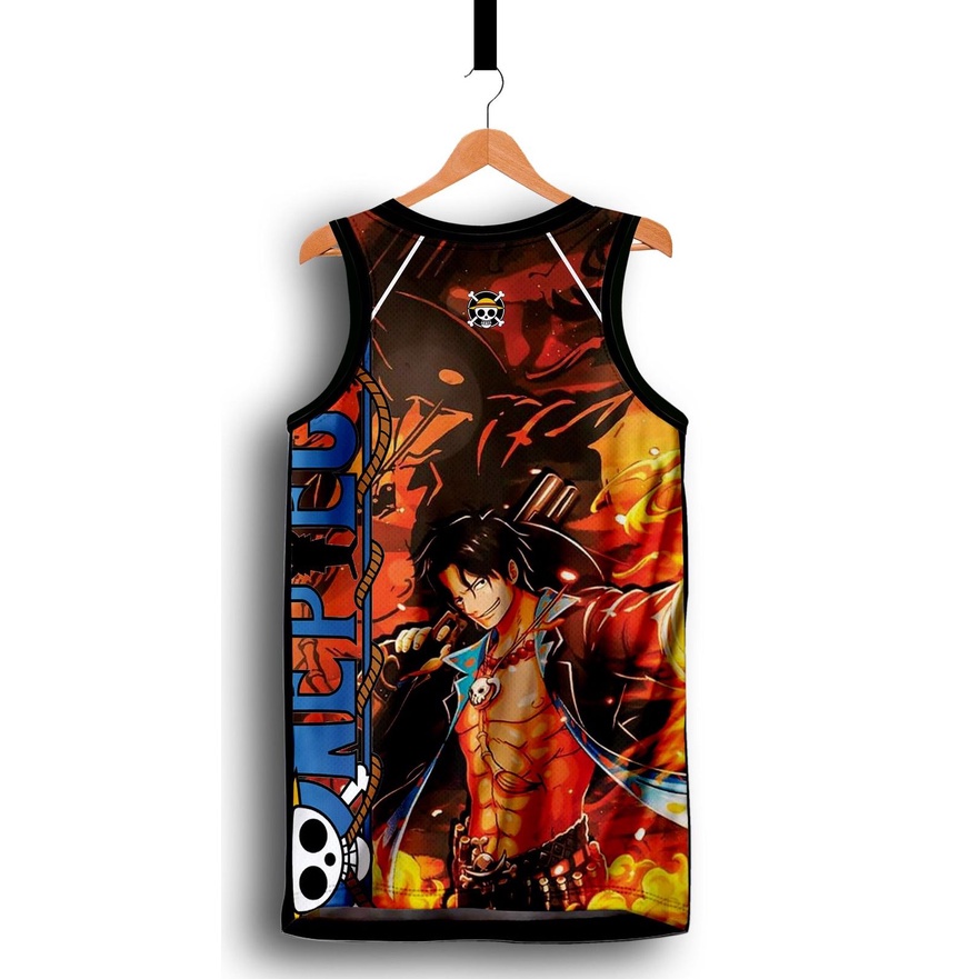 Áo Bóng Rổ ONE PIECE LUFFY JERSEY1