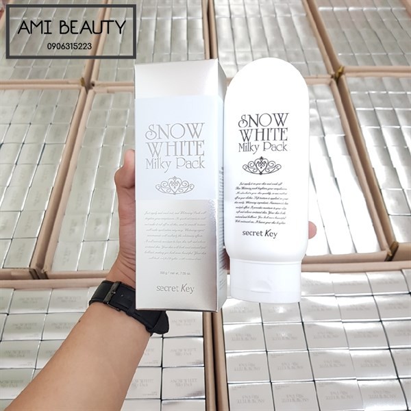 Kem Ủ Trắng Secret Key Snow White Milky Pack