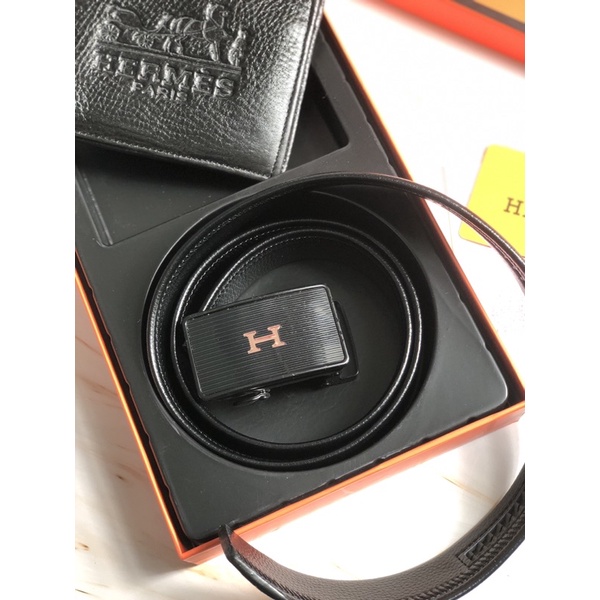 SET BỘ DÂY LƯNG KÈM VÍ DA NAM HM FULLBOX KÈM TÚI HÃNG