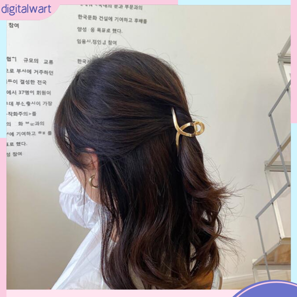 Kẹp tóc kim loại thiết kế thanh lịch dành cho nữ