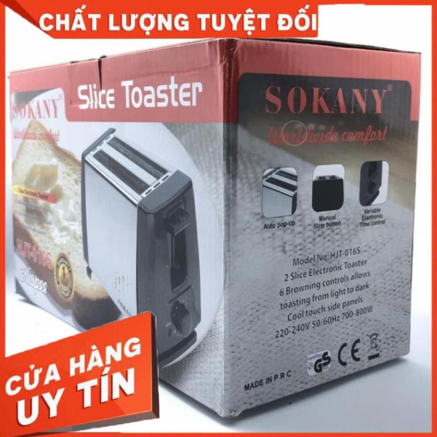 Máy nướng bánh mì 2 ngăn Sokany HJT-016S