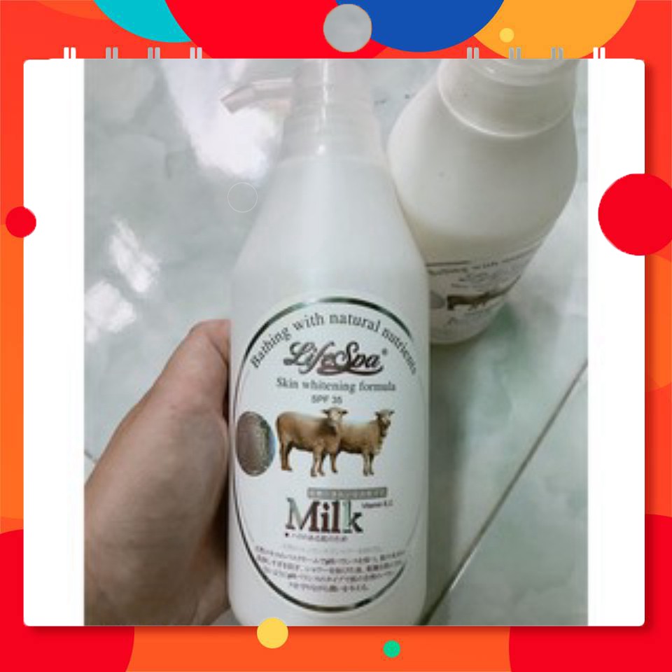 (FREE SHIP)  Sữa Tắm Milk Life Spa Nhật Bản 500ml