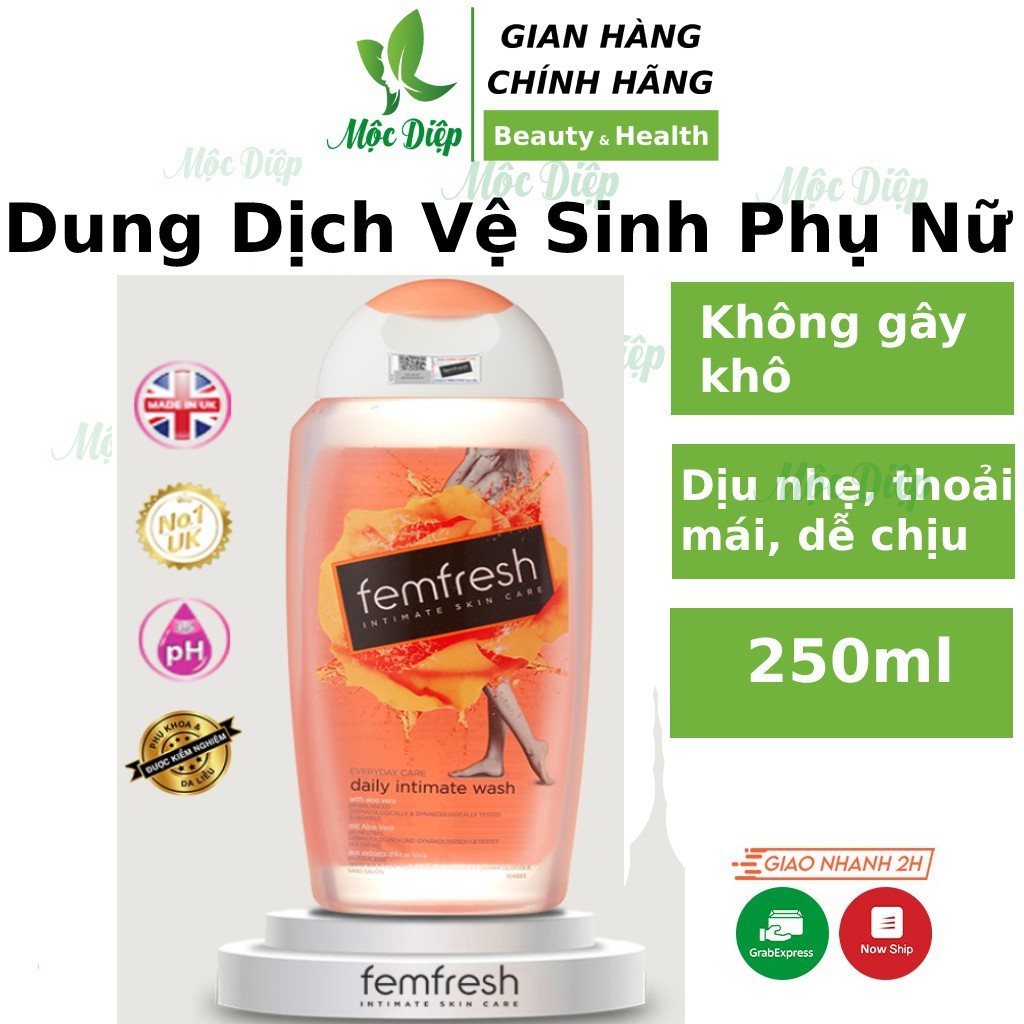 Femfresh Dung dịch vệ sinh Phụ Nữ Úc 250ml ddvs femfesh phụ khoa mùi hương dễ chịu, cung cấp độ ẩm dịu nhẹ thumbnail