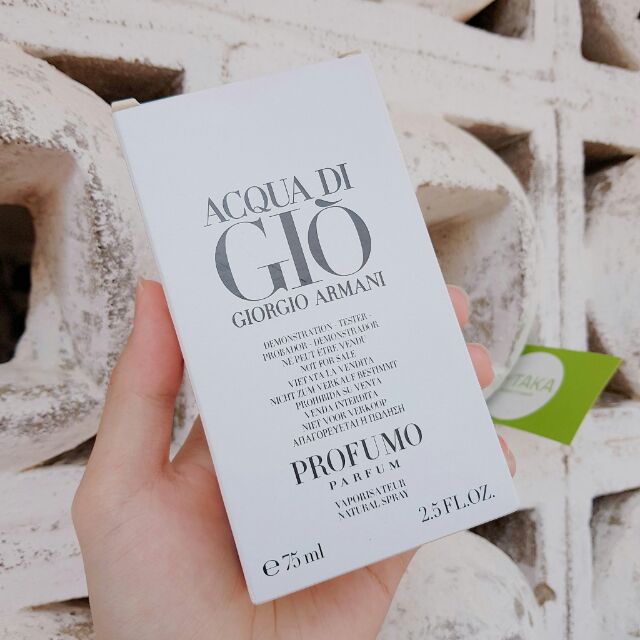 Nước hoa nam ACQUA DI GIO PROFUMO 75ml-125ml Tester-Fullseal | BigBuy360 - bigbuy360.vn