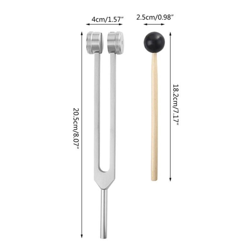 Nĩa Y Tế 128Hz OM 136.1Hz MI 528Hz 4096Hz Bằng Hợp Kim Nhôm