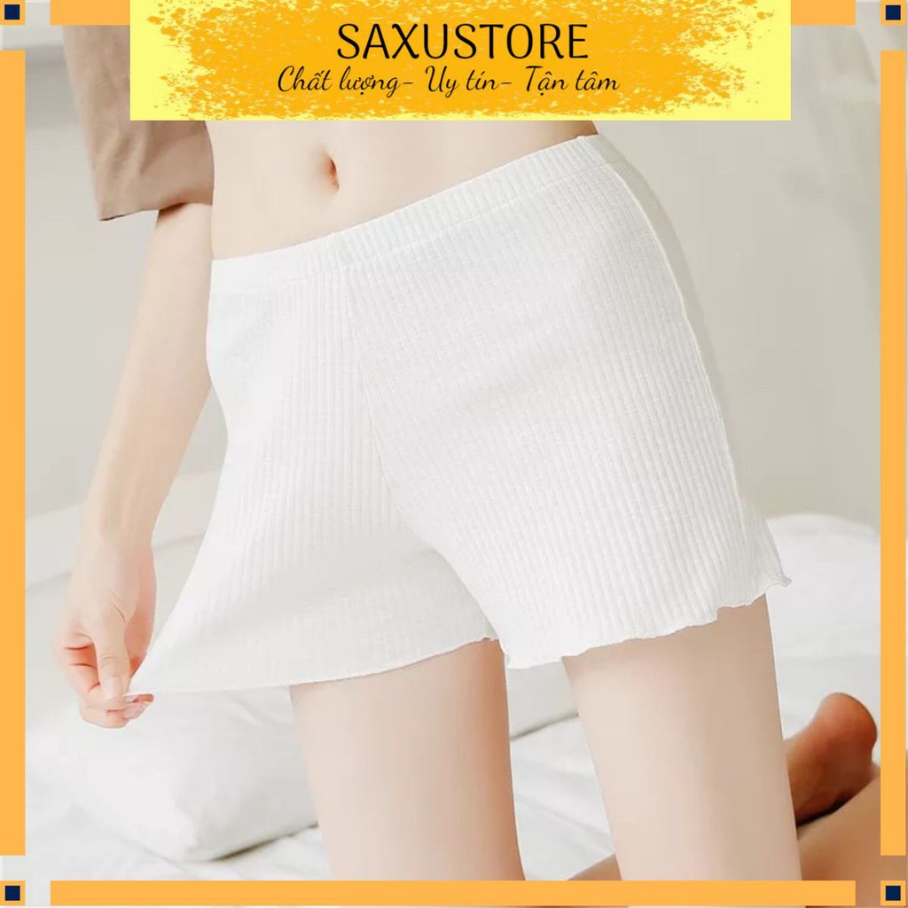 Quần mặc trong váy chống lộ chất thun tăm mát lạnh siêu co dãn