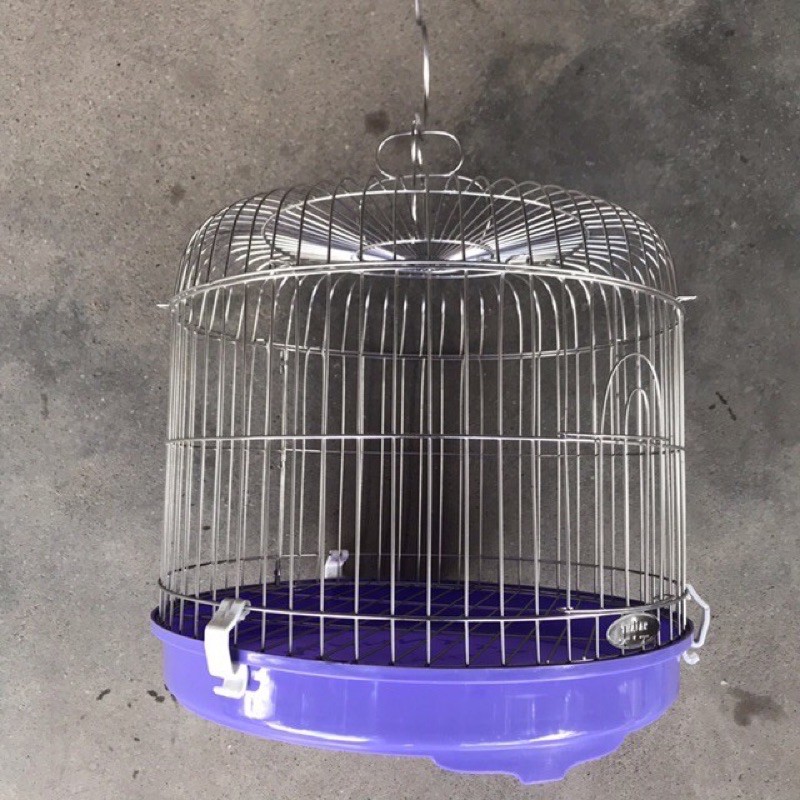 Lồng chim cu gáy inox hoặc mâm nhựa lồng