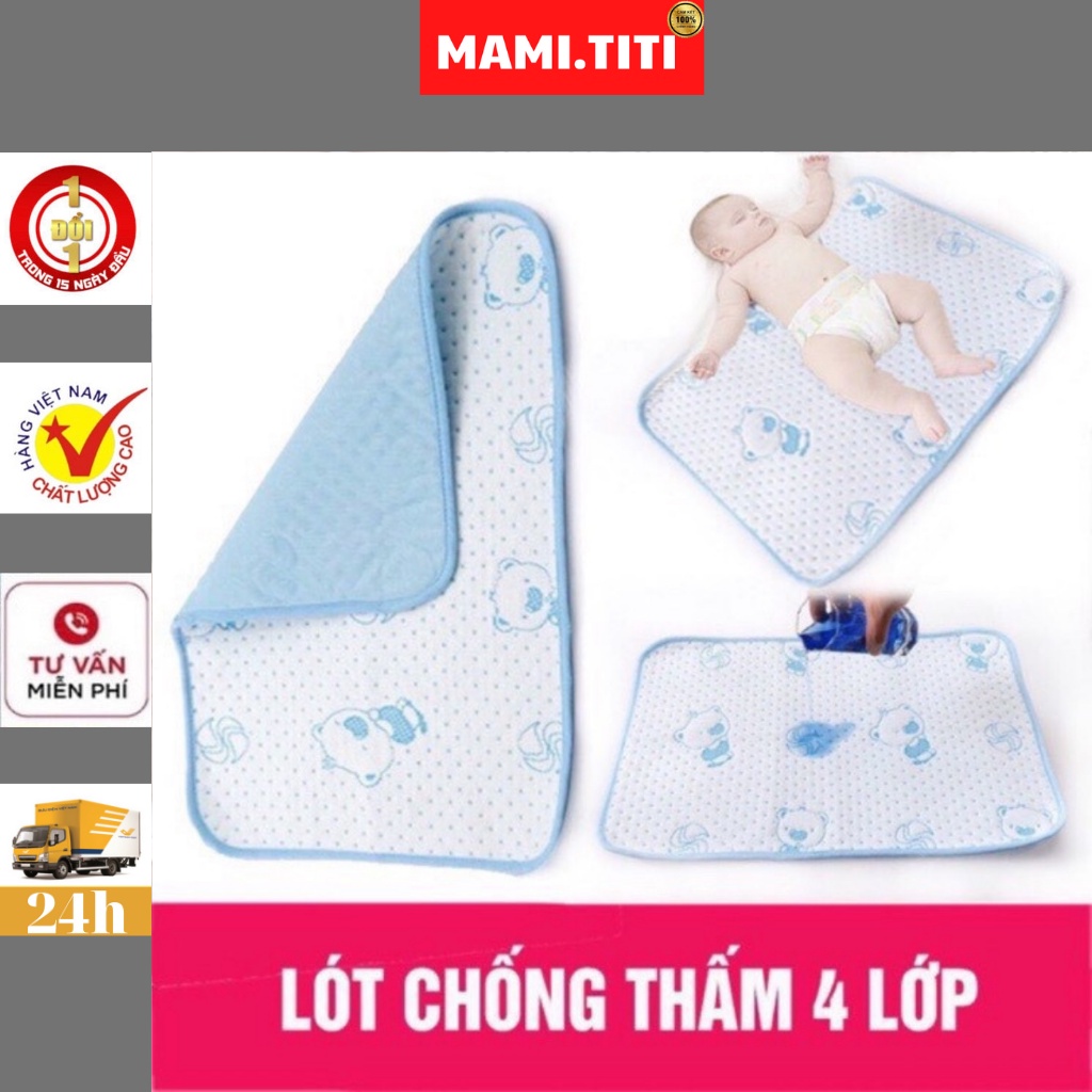 tấm lót chống thấm cho bé, [ MỀM MẠI BẢO VỆ LÀN DA BÉ SIÊU THẤM HÚT ]