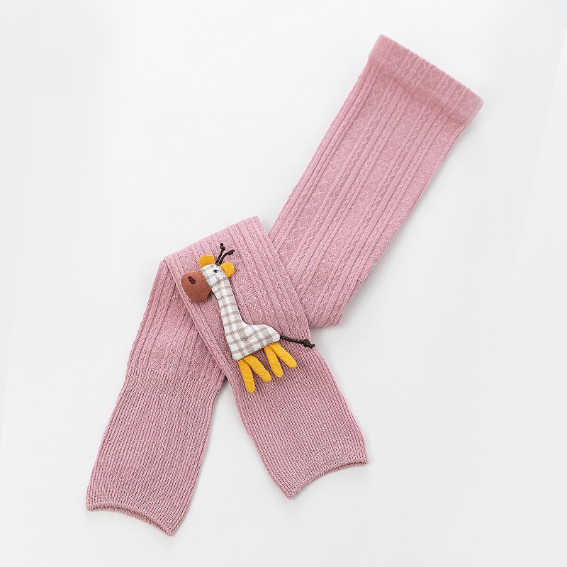 Quần Legging Cotton Giữ Ấm In Họa Tiết Hoạt Hình Màu Kẹo Thời Trang Thu Đông Cho Bé Gái 1-9 Tuổi