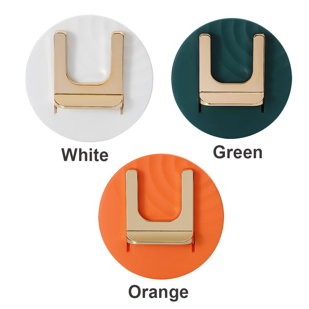 (Hàng Mới Về) Giá Đỡ Máy Sấy Tóc Gắn Tường Không Cần Khoan Nhiều Màu Sắc Có Thể Gập Lại Tiện Dụng