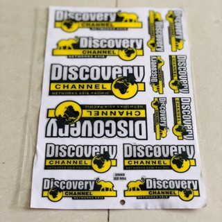 Tem tấm logo discovery keo nổi