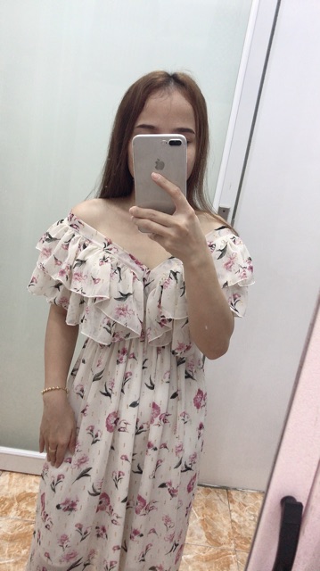 ĐẦM MAXI BÈO NGỰC CỔ TIM (nhiều màu Khách đặt hàng ib shop check hàng còn-hết nhé) | BigBuy360 - bigbuy360.vn
