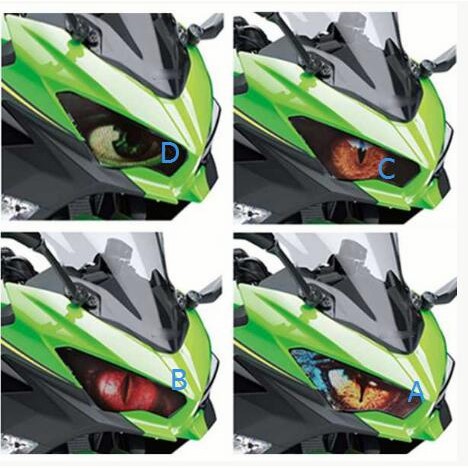 Miếng Dán Bảo Vệ Đèn Pha Xe Mô Tô Kawasaki Ninja 250 Ninja 400 2018-2019