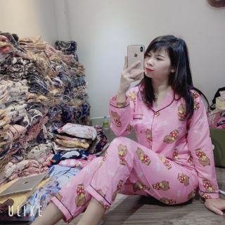 ĐỒ BỘ MẶC NHÀ PIJAMA TAY DÀI QUẦN DÀI