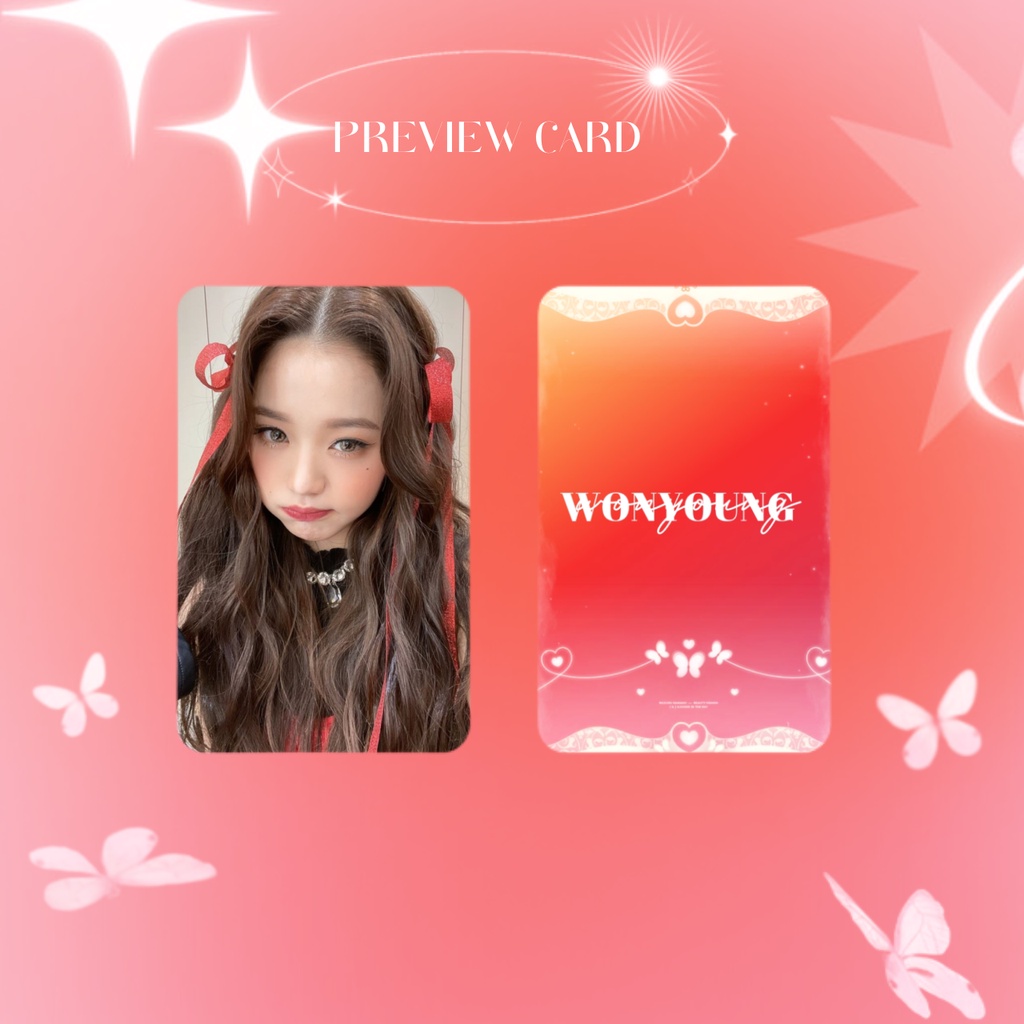 Card bo góc Wonyoung  - Discombobulate shop