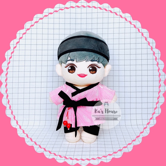 {15cm-20cm} CÓ SẴN - Hanbok nam, loại áo dài, outfit doll, outfit cho doll