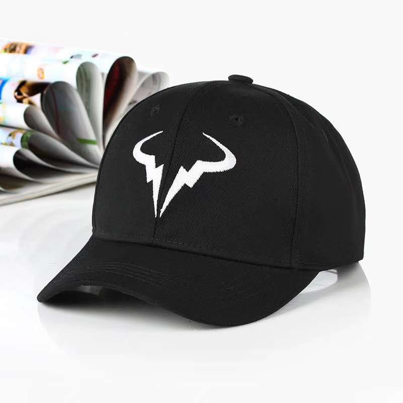 Rafael Nadal Mũ Bóng Chày Mới 100% Cotton Tennis Player Không Có Cấu Trúc Bố Nón Nam Nữ Snapback Mũ Xương Thêu Mũ Nadal